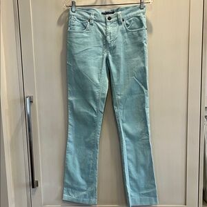 Ralph Lauren Light Blue Corduroy mid rise straight leg jeans